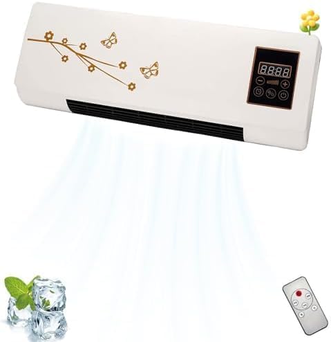  Mini Ventilateur Portable Avec Fonction De Refroidissement Et De Chauffage Silencieux, Rapide, Aucune Installation Requise