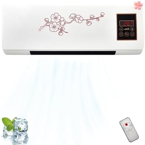  Mini Ventilateur Portable Avec Fonction De Refroidissement Et De Chauffage Silencieux, Rapide, Aucune Installation Requise