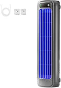  Portable USB Rechargeable Fan 2000mAh Batterie 3 Vitesses Unité De Refroidissement Silencieuse Sous 25dB Mur Monté Ou Tabletop Climatiseur Pour Chambre Bureau Maison Espace Profond Gris