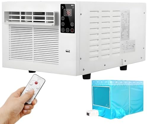 GENERIC Unité De Climatisation Portable, Déshumidificateur De Refroidissement Rapide Avec Moustiquaire Pour Chambre à Coucher, Climatiseur Compact Pour Les Dortoirs, Bureaux Et Petits Espaces