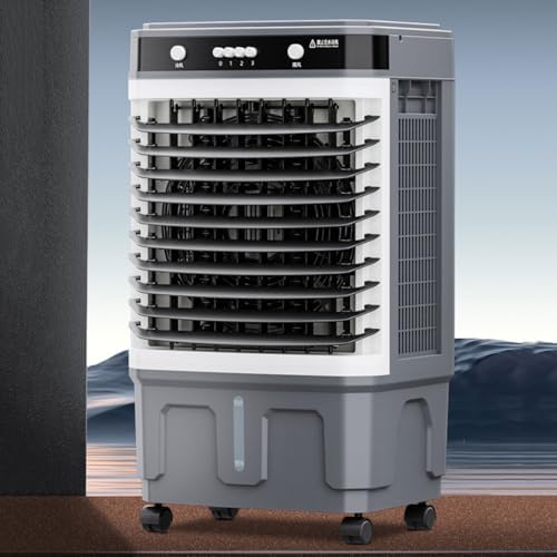 GENERIC Refroidisseur D'air évaporatif Portable, Ventilateur De Refroidissement 3-en-1 Avec Boîte à Glace Et Grand Réservoir D'eau, 120 Auto-oscillation, Télécommande, Fonctionnement Silencieux Pour L'utilisa