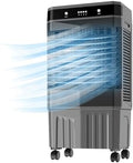 GENERIC Refroidisseur D'air évaporatif Portable Avec Réservoir De 10,5 Gal, 3500 CFM High Airflow, Ventilateur De Glace 3 En 1 Pour Le Bureau à Domicile, Fonctionnement Silencieux, Mobilité Facile