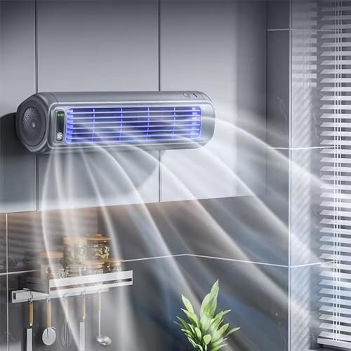  Climatiseur Ace Cooler, 500 BTU/h, Portable Et Rechargeable, Refroidissement Par évaporation, 3 Vitesses De Vent, Pour Chambre/Bureau/Cuisine (Rechargeable-Grise)