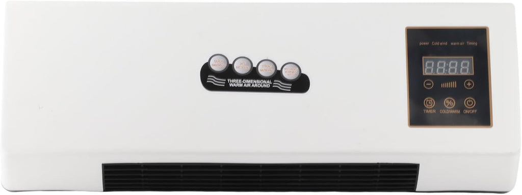  Petit Climatiseur, Refroidisseur D'air Silencieux Multifonctionnel, Climatiseur Mural Portable, Refroidisseur D'air Personnel, Ventilateur Chaud Pour Salle De Bain, Chambre à
