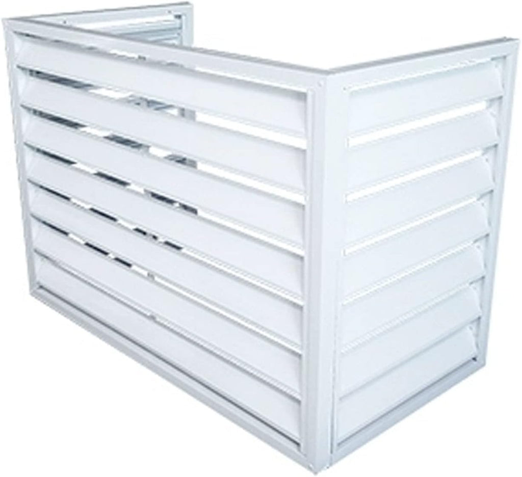 GENERIC Housse En Aluminium Pour Climatiseur Extérieur Et Protection De Pompe à Chaleur, Protection Contre Les Intempéries, Support Pour Plantes, Réduction Du Bruit Pour Unités AC