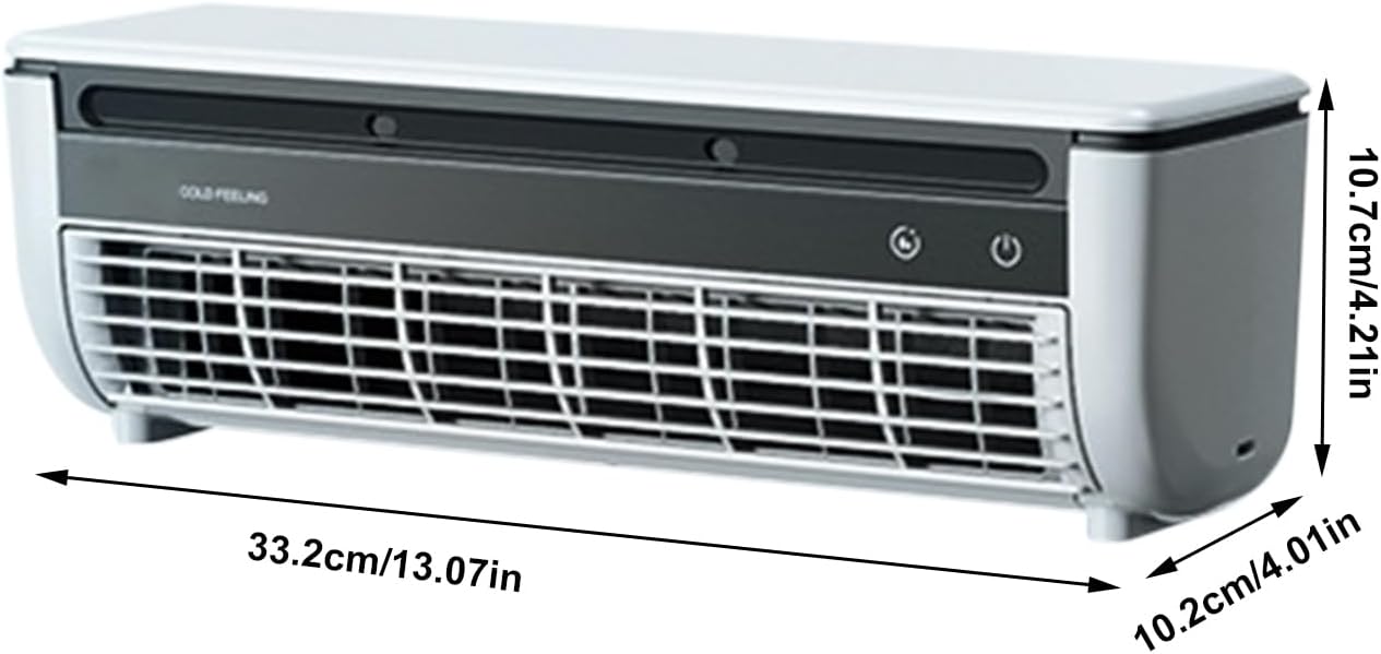 Genérico Ventilateur De Climatisation, Climatiseur Portable, Refroidisseur De Chargement Sans Fil, Brise Réglable, Appareil De Refroidissement Personnel Compact Pour Maison, Cuisine, Dortoir, Voyage