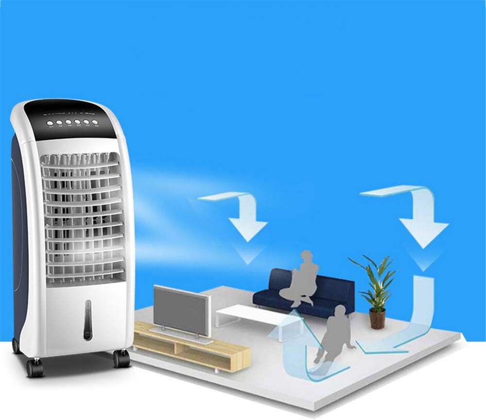  Climatiseur Rafraîchisseur D'air Mobile Économe En énergie Minuterie Fonction Purificateur Avec Filtres à Nid D'abeille 3 Vitesses (Contrôle à Distance)