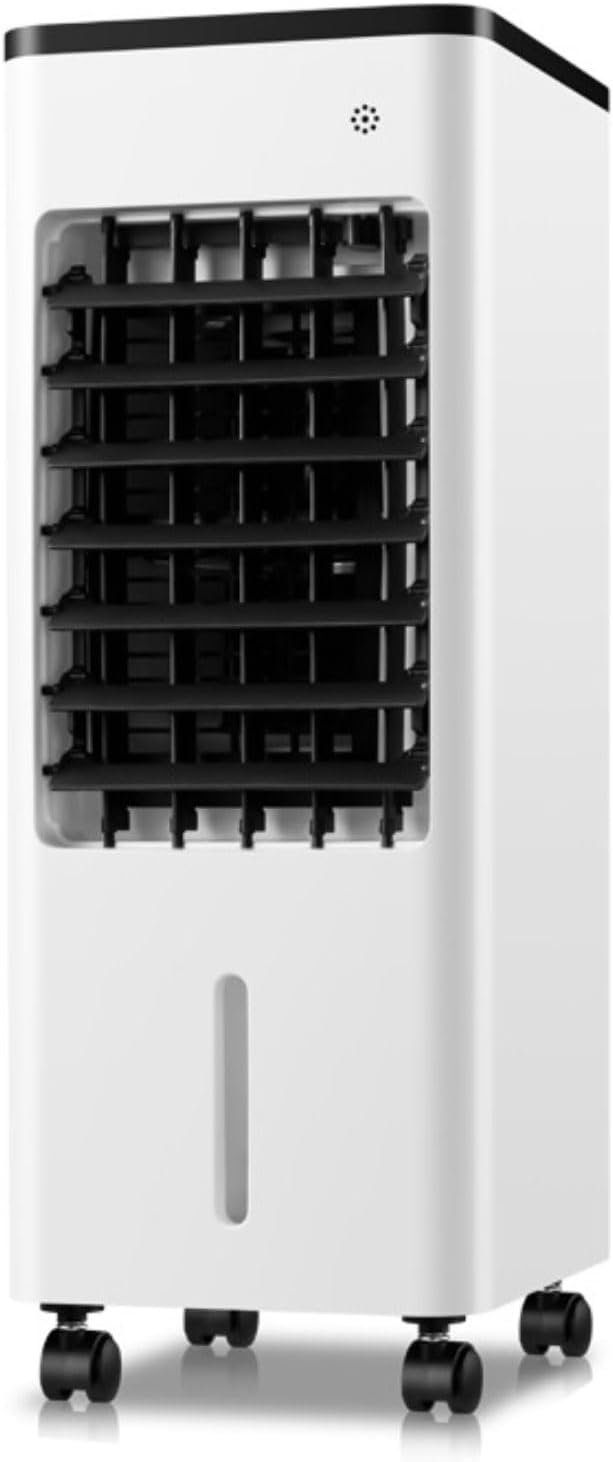 GENERIC Ventilateur De Refroidisseur évaporatif 9L Avec Affichage LED, Climatiseur Portable Pour Bureau à Domicile, 3 Vitesses, Fonctionnement Silencieux, Réservoir De Glace, Fonction D'humidificateur Et De P