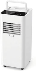  Climatiseur Portable 7000 BTU Avec Télécommande, Unité Intelligente AC (cool, Ventilateur, Déshumidificateur), Ventilateur De Refroidissement Oscillant De 120 ° 3 Vitesses Pour Les Chambres Jusqu'à 30