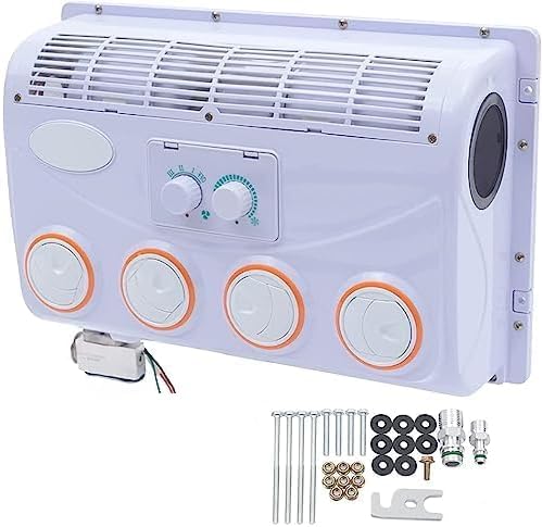  Climatiseur 12V DC Pour Camion De VR, Unité De Refroidissement Compacte De 80W Avec Flux D'air Double Côté, Fonctionnement Silencieux à Faible Bruit, Installation Facile Pour Les Véhicules Agricoles D