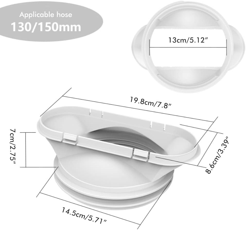  Kit De Fenêtre De Climatiseur Portable, 4 Panneaux Réglables, Joint De Fenêtre Coulissante, Kit De Ventilation AC Pour Unité AC Portable Avec Panneaux En PVC, (4 Pièces (10-43-140 Cm-130 Et