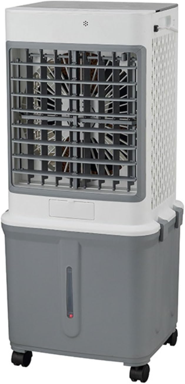 GENERIC Refroidisseur évaporatif Avec Réservoir 32L, Oscillation De 120°, Fonctionnement Silencieux à Partir De 50dB, Minuterie Et Télécommande, Refroidissement Et Hydratation Pour Les Chambres, Bureau Et Cam