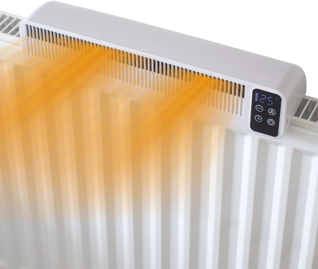  Valiant Ventilateur De Radiateur Triple Ventilateur Booster De Chaleur, Silencieux, Rechargeable, Ajustement Magnétique