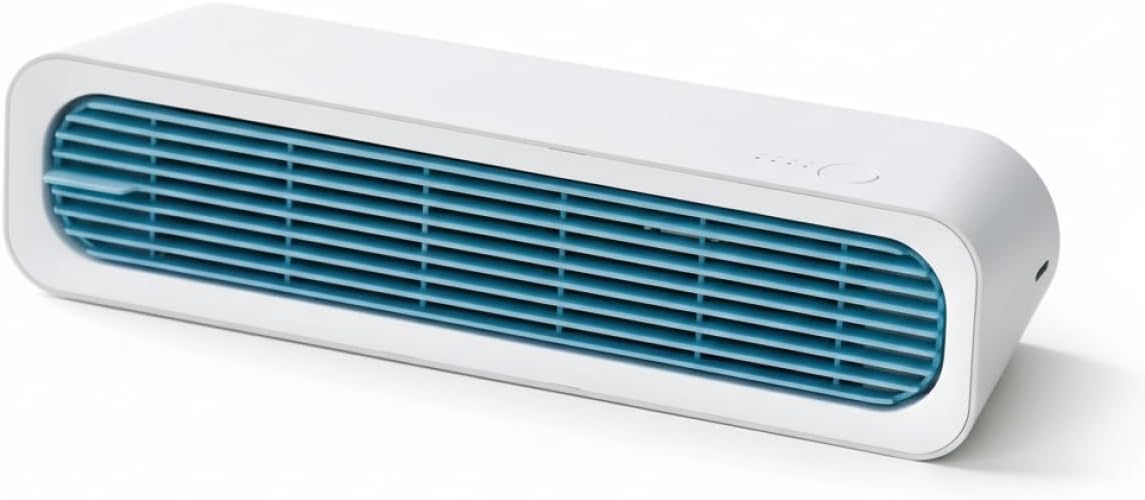  Climatiseurs Portables, Ventilateur De Refroidissement Personnel Avec Ventilateurs Silencieux Rechargeables USB 2 En 1 Debout/couchés à Montage Mural Turbo Pour La Maison, Le Bureau Et La Voiture, Cl