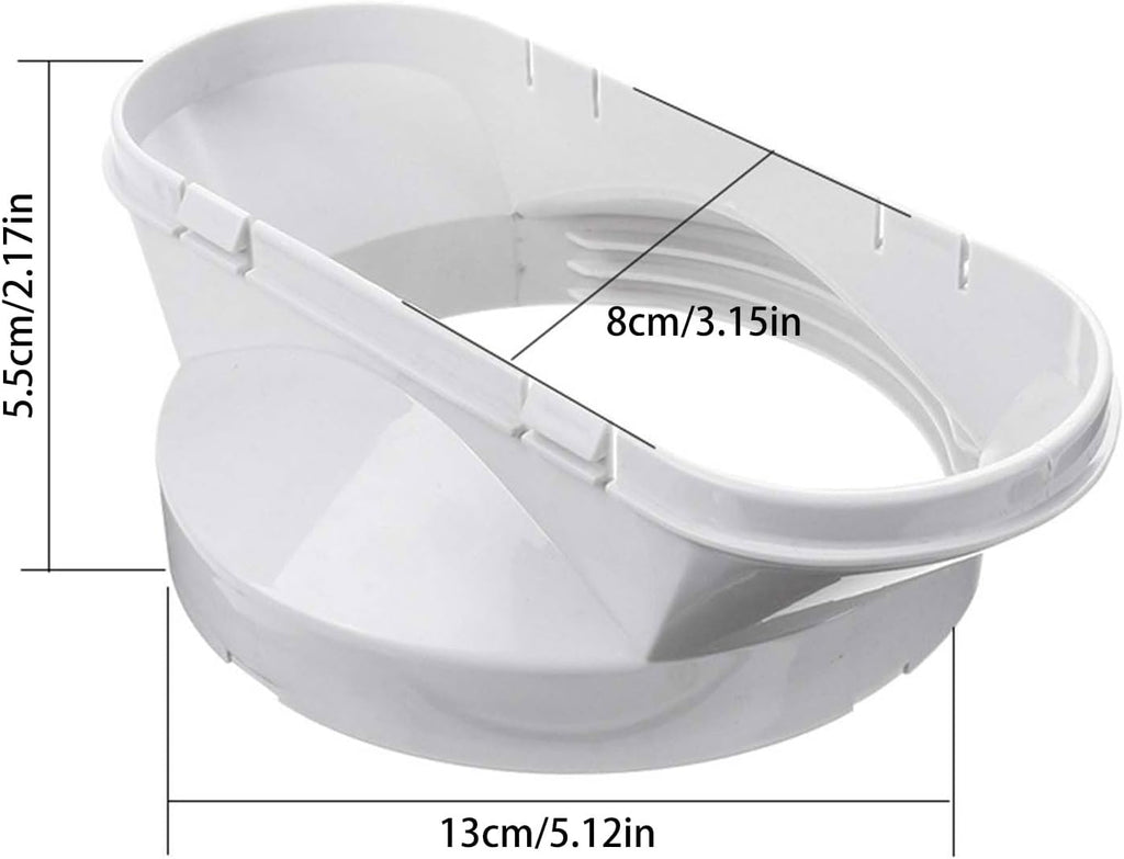  Kit Fenêtre Climatiseur Plaque étanchéité Panneau Ventilation PVC Réglable Installation Rapide Renforcé Adapté Tuyau échappement 13 15 Cm Pour Fenêtre Coulissante Maison Appartement Climatiseur Portab