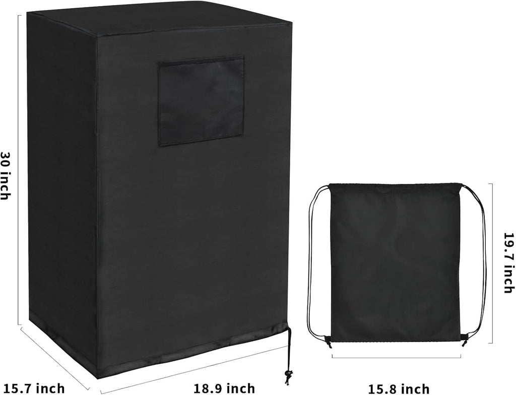  Housse De Climatisation Portable, Housse De Protection étanche Pour Climatiseur Portable, Housse De Protection Avec Poche Pour Accessoires Pour L'intérieur, Tissu 420D (noir)