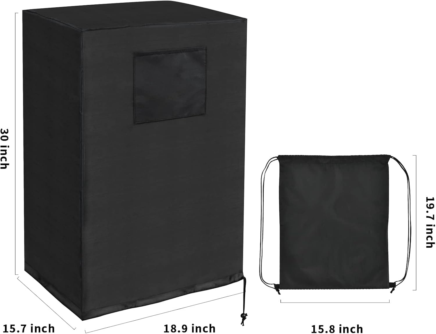  Housse De Climatisation Portable, Housse De Protection étanche Pour Climatiseur Portable, Housse De Protection Avec Poche Pour Accessoires Pour L'intérieur, Tissu 420D (noir)
