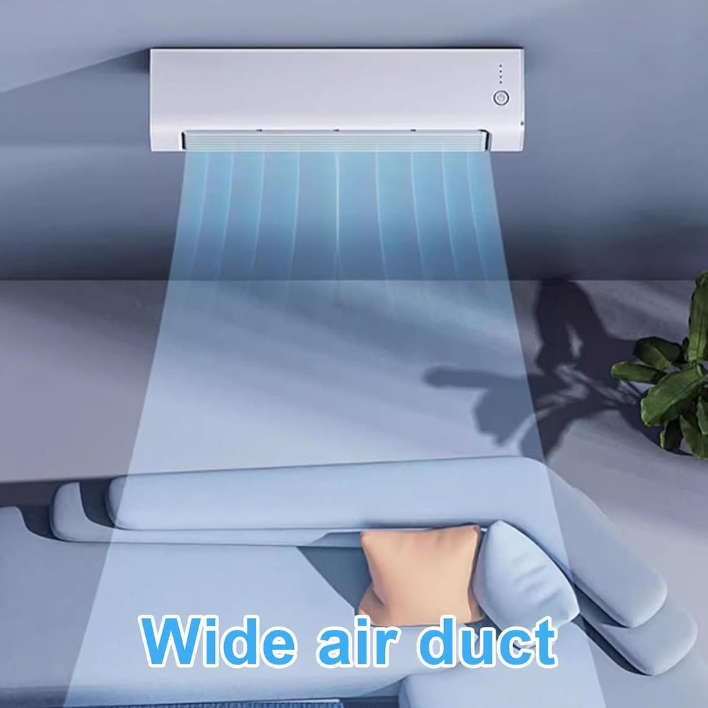  Ventilateur De Refroidissement Sans Lame Sans Fil Avec Télécommande, Circulateur D'air Portable Pour Bureau De Chambre à Coucher, Ventilateur De Bureau Silencieux Avec 60 Oscillation, Mural Portable S