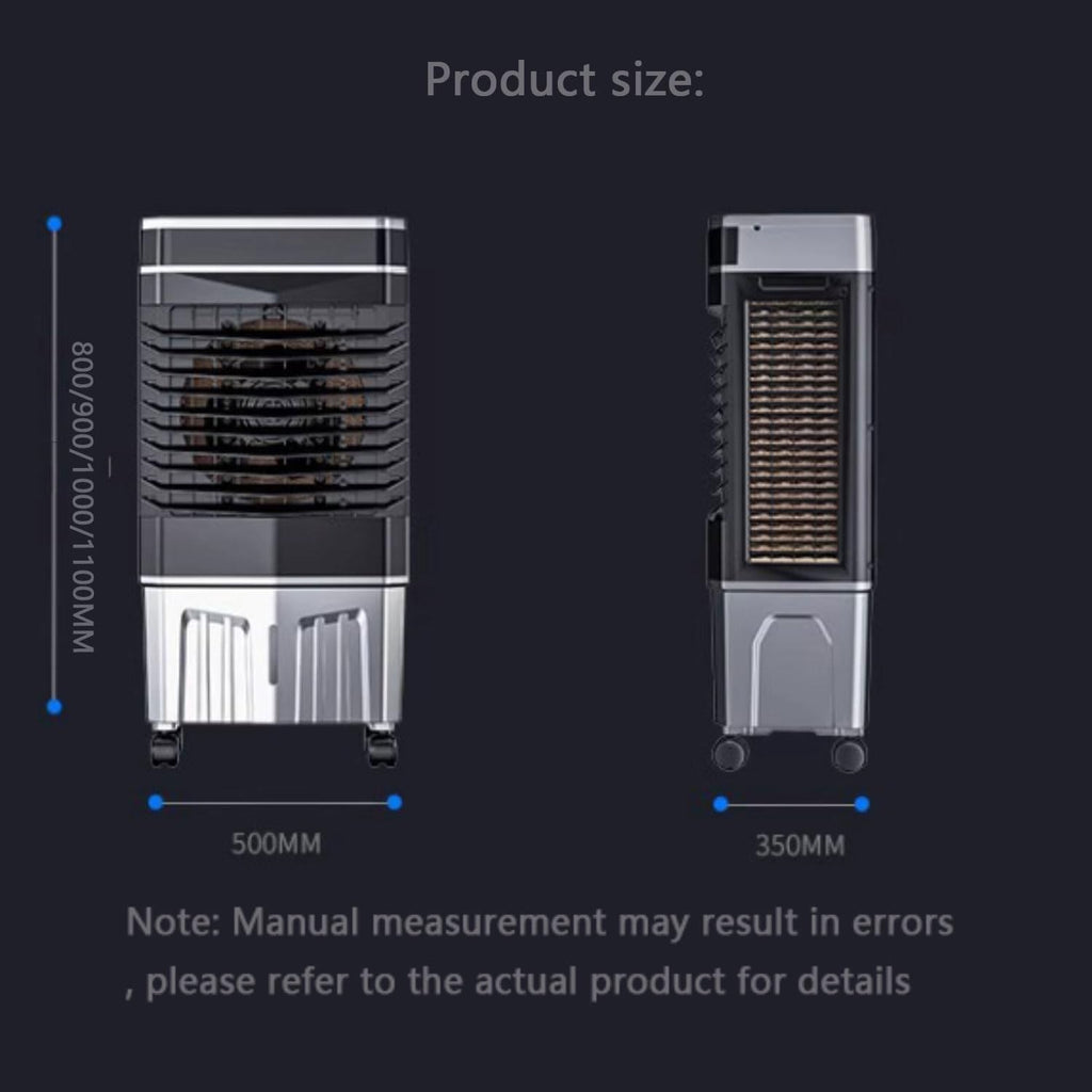 GENERIC Refroidisseur D'air 3-en-1 Avec Réservoir De 50L, Oscillant à 120 °, Mode De Sommeil Silencieux, Minuterie 12H, Utilisation à Faible Consommation D'énergie Pour Le Refroidissement De L'appartement De