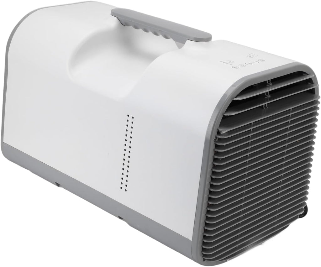  SIXRUN Climatiseur Portable, 4500BTU 420W Ventilateur De Refroidissement Avec Commande Vocale, Télécommande, Pour Camping Caravane Chambre (Prise UE 220V)