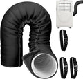  150 CM Manchon Isolant Tuyau Thermique Pour Climatisation Mobile | Manchon Isolant Pour Tuyau De Climatisation Mobile, Gaine Isolante Pour Conduit De Climatisation, 3 Sangles, Pour 12,7/15 CM