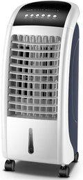  Climatiseur Rafraîchisseur D'air Mobile Économe En énergie Minuterie Fonction Purificateur Avec Filtres à Nid D'abeille 3 Vitesses (Contrôle à Distance)