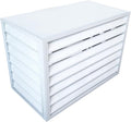 GENERIC Housse Robuste En Aluminium Pour Climatiseurs Mini Unités Séparées – Antivol Et Réduction Du Bruit – Protection Résistante Aux Intempéries Pour Une Utilisation En Intérieur/extérieur – Blanc