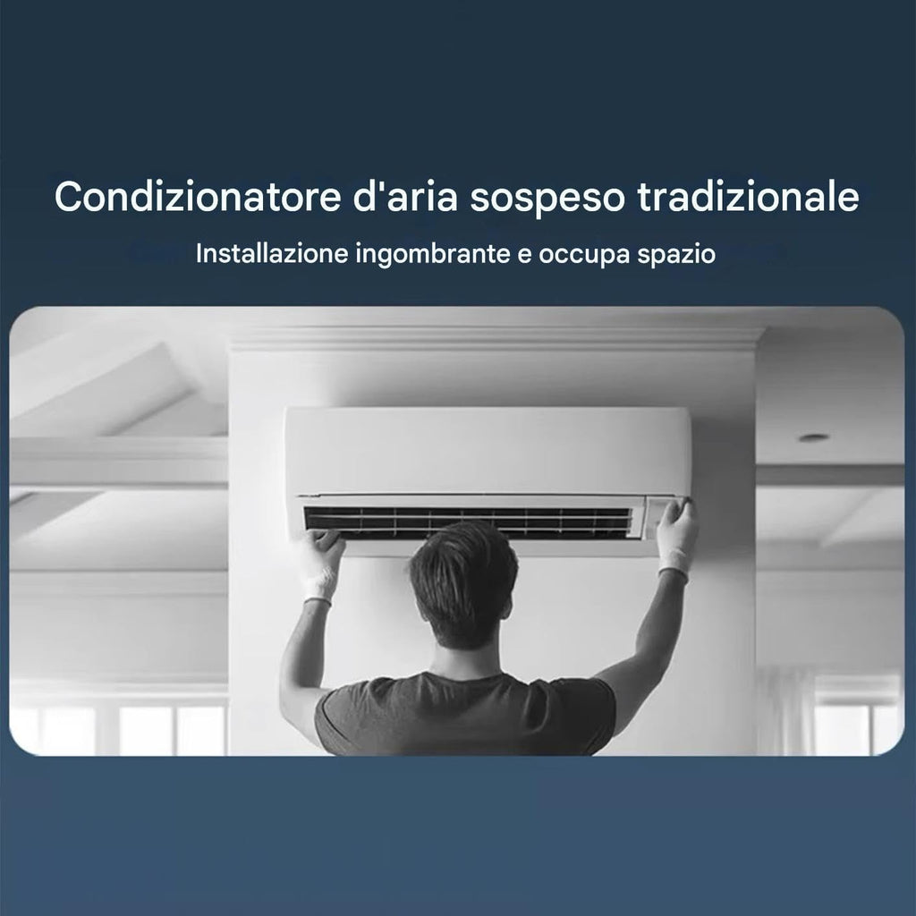 Genérico Ventilateur De Climatisation, Climatiseur Portable, Refroidisseur De Chargement Sans Fil, Brise Réglable, Appareil De Refroidissement Personnel Compact Pour Maison, Cuisine, Dortoir, Voyage