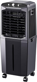 Climatiseur Portable, Rafraîchisseur D'air Par évaporation, Sans Fenêtre, Avec Réservoir Amovible De 60 L, Oscillation à 120°, Ultra Silencieux Pour Appartement, Garage Ou Extérieur.