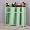 GENERIC Brise-vue En Bois Pour Climatiseur - Résistant Aux Intempéries - Anti-corrosion - 100 X 30 X 60 Cm - Idéal Pour La Décoration De La Maison Et Du Jardin