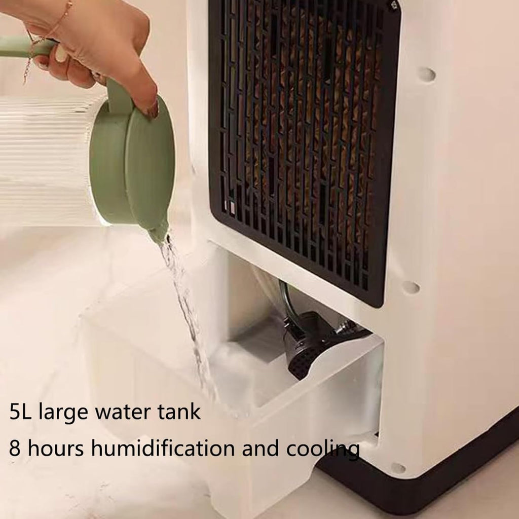  Ventilateur Portable De Climatiseur 12000 Btu Avec Télécommande, Refroidisseur Évaporatif Et Appareil De Chauffage Pour Le Refroidissement Mobile Et Le Chauffage