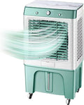  Refroidisseur D'air Par évaporation Swamp Cooler, 3500CFM Avec Réservoir D'eau De 60 L, 3 Vitesses De Vent, Climatiseur Portable For Intérieur Et Extérieur