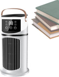  Climatiseur Ventilateur,Climatiseur Mobile Pour Intérieur - Réglable Avec Éclairage LED Pour Chambre Bureau Dortoir Sommeil Et Travail