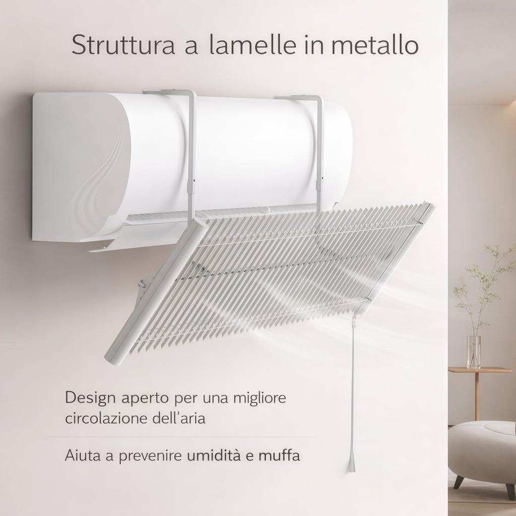  Déflecteur Climatiseur Universel,Déflecteur Réglable Pour Climatiseur Métal Pare Brise Air Conditionné Anti Direct Blowing Déflecteur Bouclier De Climatiseur Froid Pour La Maison