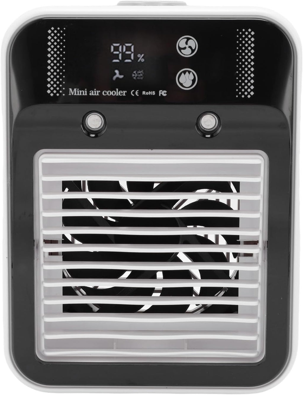  Tnfeeon Climatiseur Portable, Ventilateur De Refroidissement Silencieux Avec Modes De Double Aérien, Batterie Rechargeable Pour Les Campeurs Et Usage Domestique