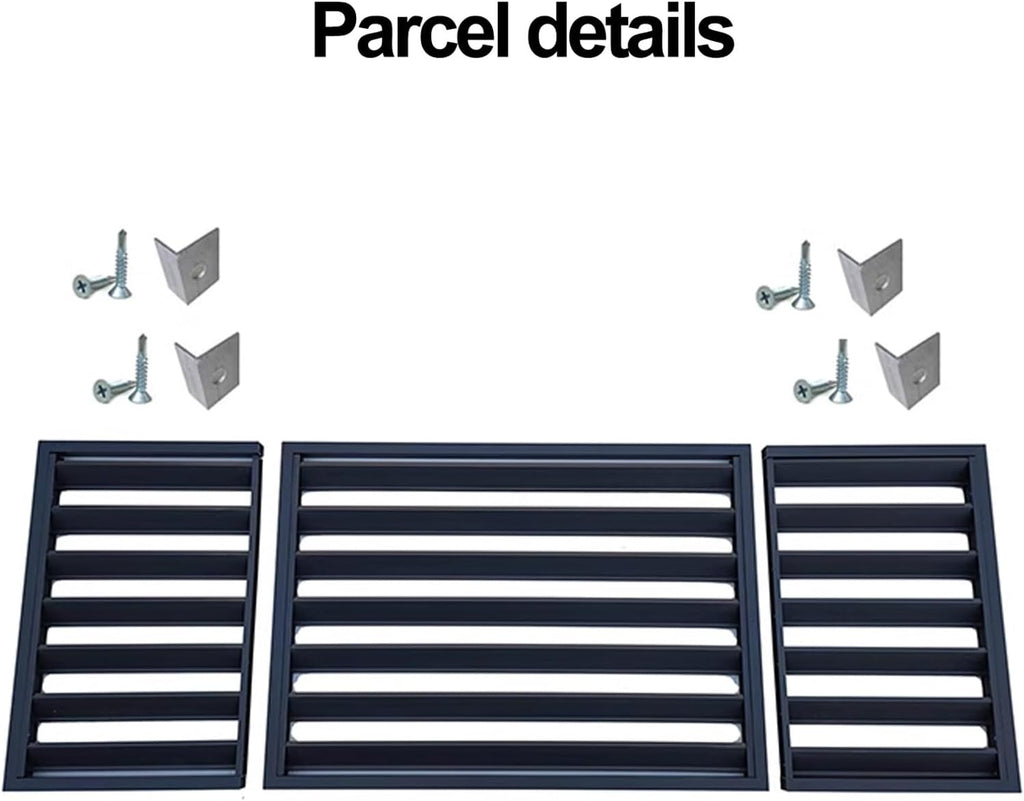  Housse En Métal Résistante Aux Intempéries Pour Climatiseur - Cage De Pompe à Chaleur Pour Unité Murale CVC - Protection Contre Le Condensateur - Marron - 110 X 60 X 80 Cm - Solution Sécurisée