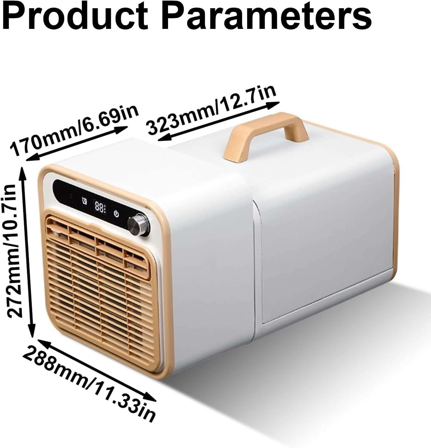  Système De Séparation AC Portable 5000 BTU Avec Contrôle Tactile Intelligent Et Minuterie 12H, Unité De Refroidissement Ultra-Calme Pour Chambre à Coucher, Bureau, VR Et Camping Comprend Tuyau
