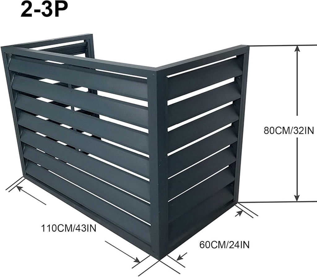 GENERIC Housse De Protection Pour Climatiseur Extérieur - Résistante Aux Intempéries - Pour Toutes Les Saisons