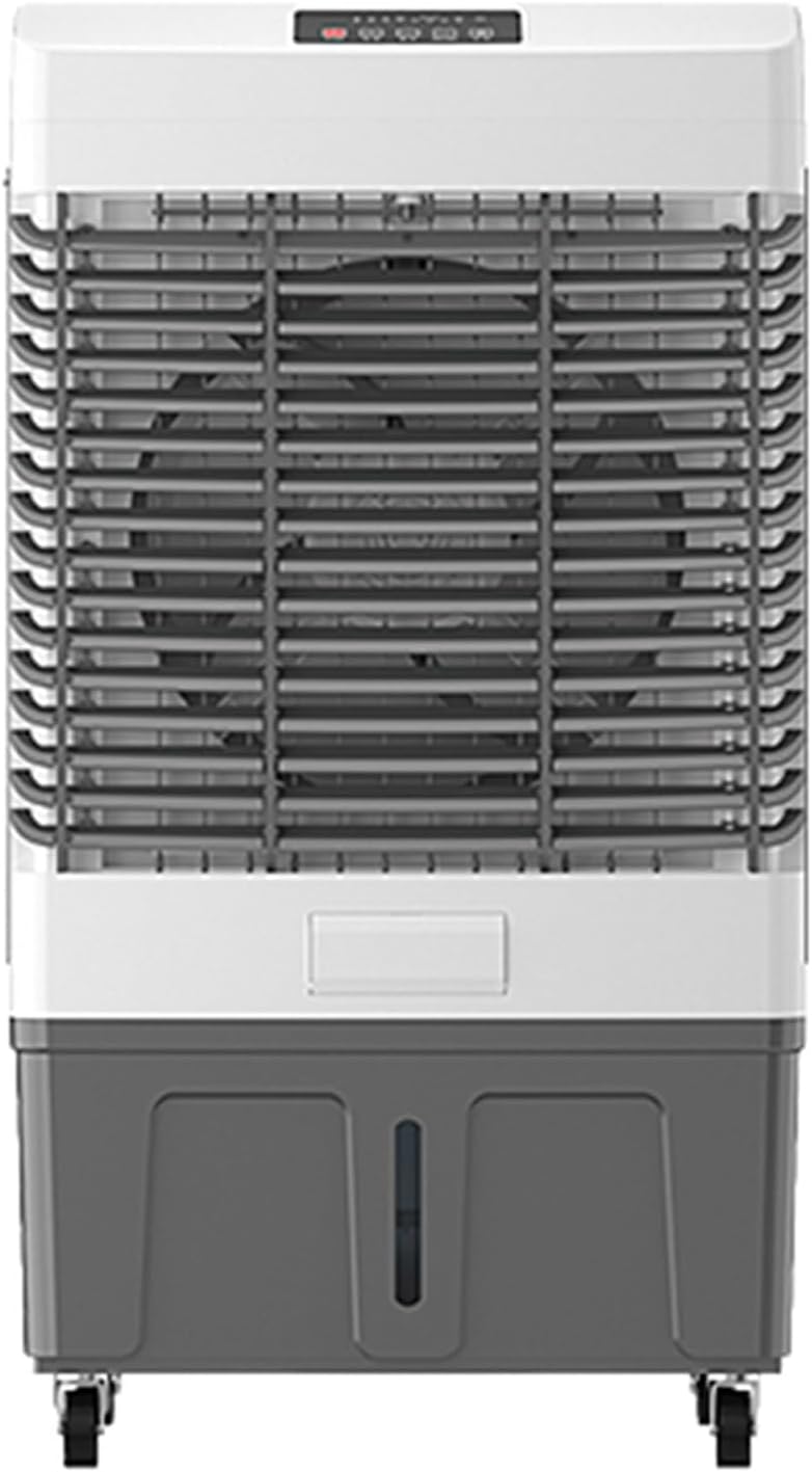  Climatiseur Portable À Double Réservoir, Climatiseur Portable Avec Minuterie Et 4 Blocs De Glace, Refroidisseur Par Évaporation À 3 Vitesses Pour Salle De Réception De Bureau
