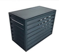  Housse De Climatiseur D'extérieur En Aluminium Robuste, Ion Toutes Saisons Pour Unités Centrales AC, Couvercle De Condensateur, Présentoir Polyvalent Pour Plantes Pour Jardin