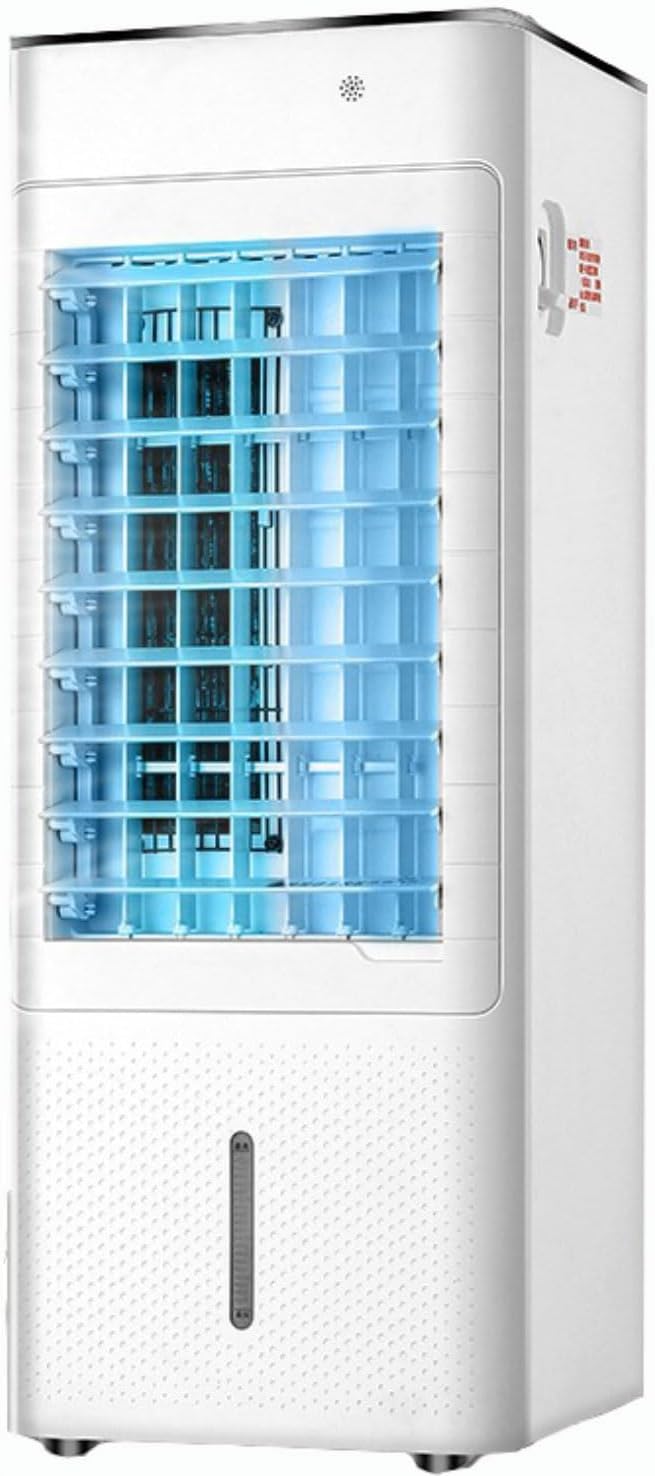  Climatiseur Mobile Portable 4 En 1 Fonction De Refroidissement, Chauffage Humidificateur Ventilation Refroidisseur D'air Avec 3 Vitesses Minuterie 12H Contrôle Télécommande/Écran Pour Maison