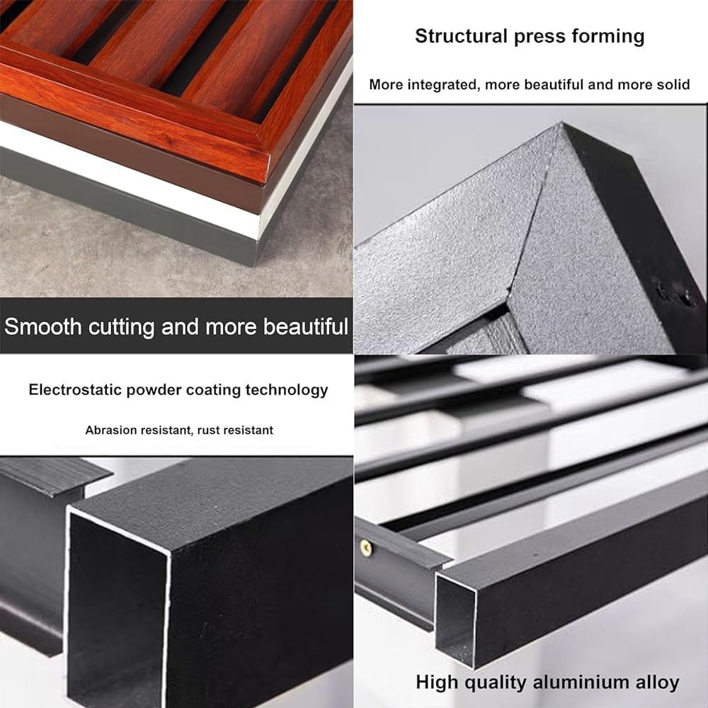 GENERIC Housse Pour Unité De Climatisation Extérieure – Protection En Aluminium Pour Mini Climatiseur Divisé, Réduction Du Bruit Et Protection Contre Les Intempéries – Support Polyvalent Pour Plantes