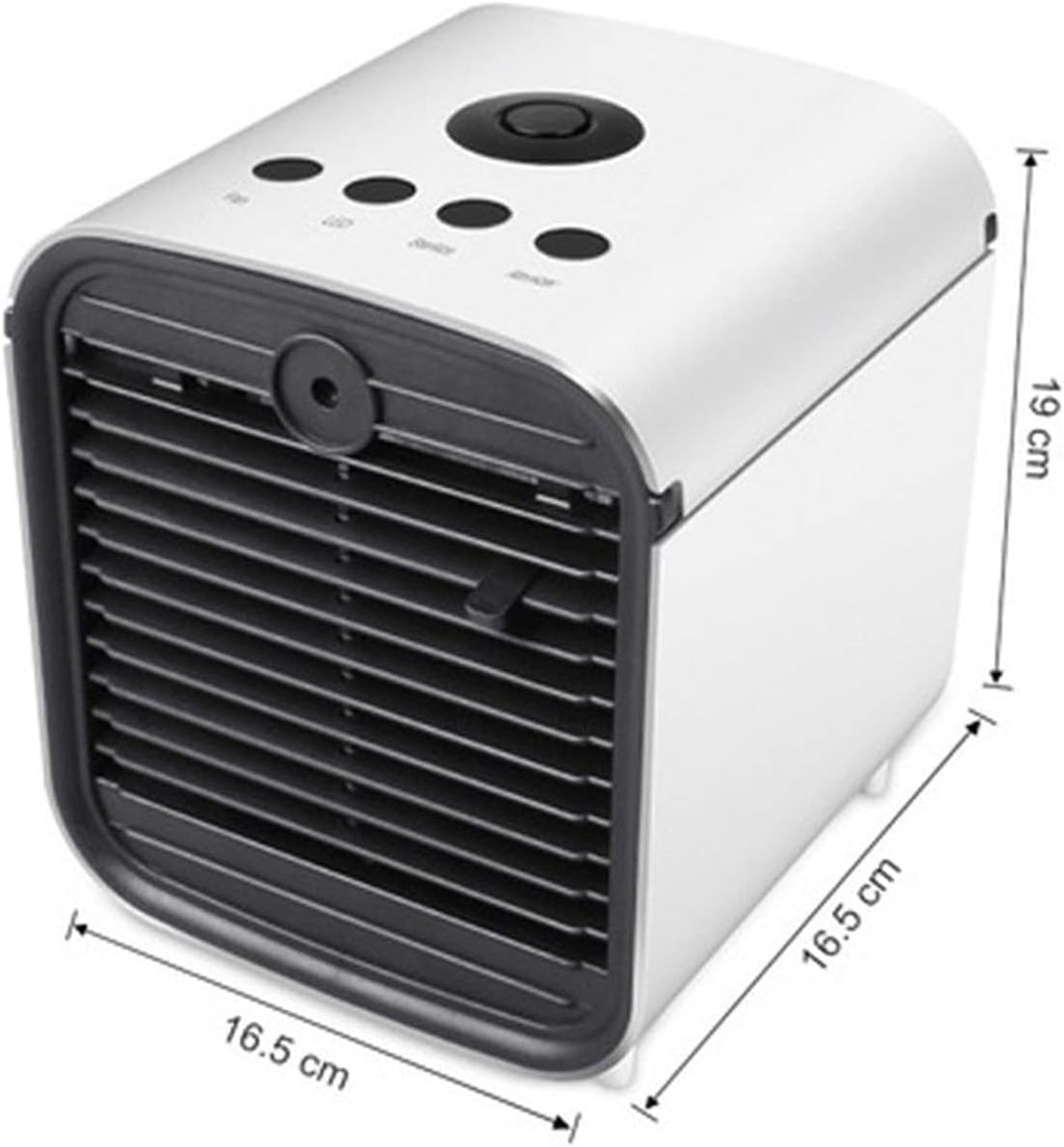  DieffematicKTY Climatiseur Mobile Mini Air Conditioner Fan Humidifier Ventilation Fan Rechargeable Desktop Water Cooled Blower Air Conditioner