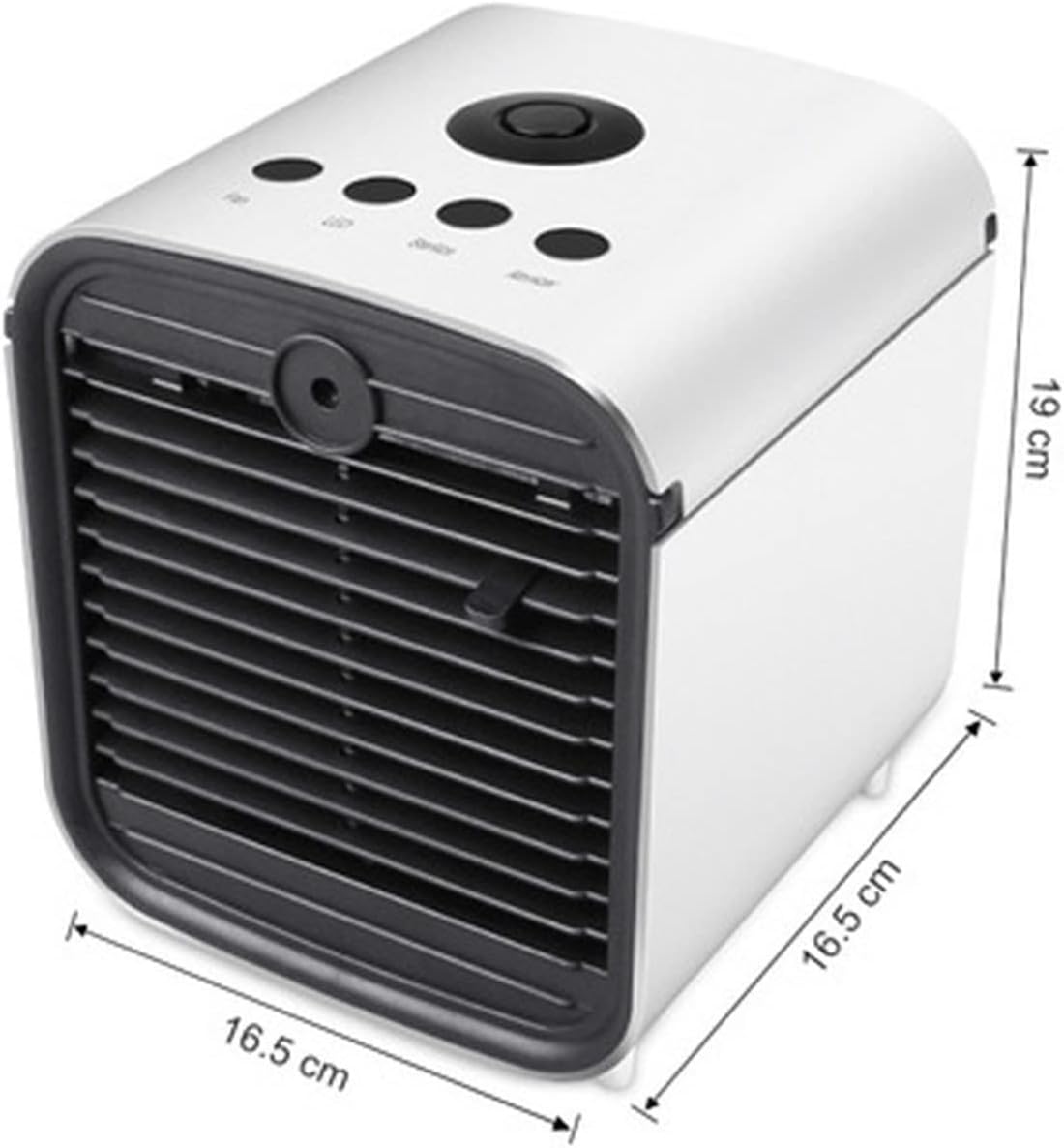  DieffematicKTY Climatiseur Mobile Mini Air Conditioner Fan Humidifier Ventilation Fan Rechargeable Desktop Water Cooled Blower Air Conditioner
