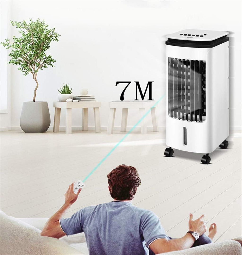  Climatiseur évaporatif Air Ventilateur Oscillation Silencieux 3 En 1 Réglable Humidificateur Refroidisseur Avec Télécommande 3 Vitesses (Remote Control)