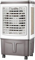 GENERIC Climatiseurs Portables Refroidisseur D'air évaporatif Avec 3 Vitesses Swamp Cooler Sans Fenêtre Portable AC Unit Ventilateur De Refroidissement Qui Soufflent L'air Froid 30LWater Tank Ultra Calme Pour
