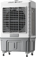  Refroidisseur D'air évaporatif Commercial Puissant Refroidisseur D'air Commercial 3 En 1 Avec Réservoir D'eau De 55 L - Refroidissement, Humidificateur Et Climatiseur Efficaces Pou
