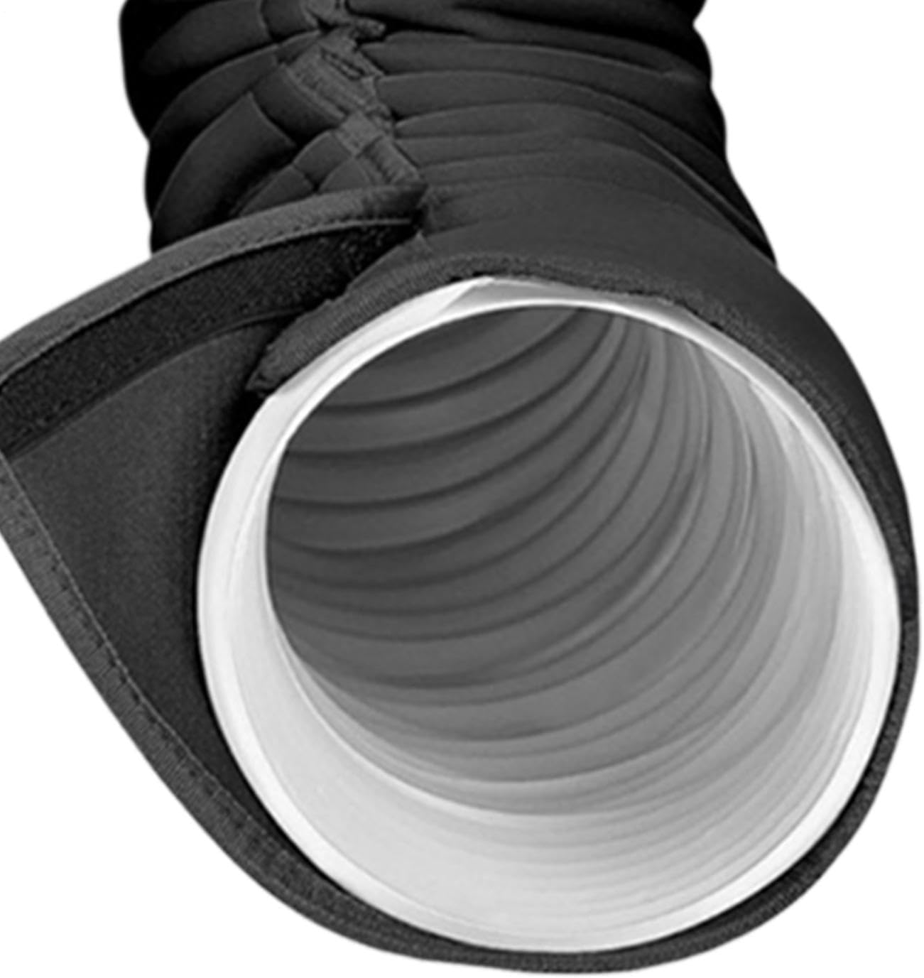  Manchon Isolant Pour Tuyau Ca Portable, 150x53cm Avec 3 Sangles À Boucle | Housse Protection Tuyau Climatiseur Portable Pour 5, 5.9In, Pour Hiver Extérieur Intérieur Garage Camping-Car