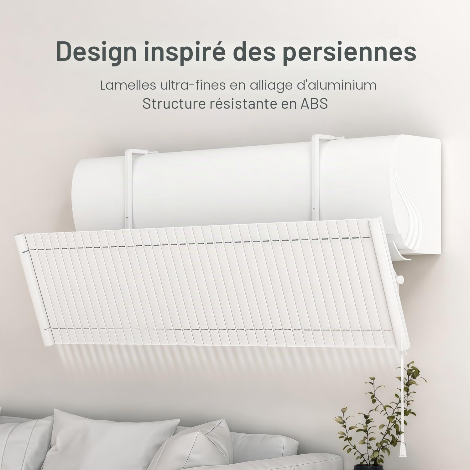  Déflecteur Climatiseur Universel,Déflecteur Réglable Pour Climatiseur Métal Pare Brise Air Conditionné Anti Direct Blowing Déflecteur Bouclier De Climatiseur Froid Pour La Maison