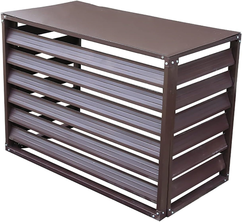  Housse De Protection Pour Climatiseur Extérieur – Clôture D'intimité Antivol Toutes Saisons – Protection Pour Unités Climatiques Extérieures – Résistant Aux Intempéries Et Design élégant